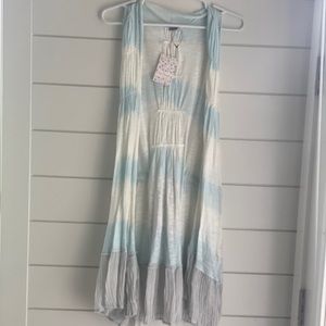 Free People Tri Colored Duster! SO CUTE💙